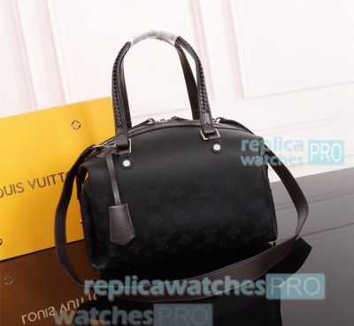 Supper Clone L---V Mahina Asteria Black Genuine Leather Bag